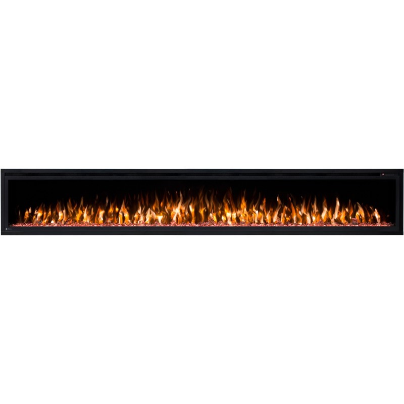 Kominek elektryczny LED ścienny / wkład elektryczny ROYAL 100" AFLAMO