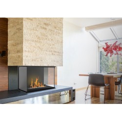 Biokominek trójstronny LARES 80 cm Aflamo