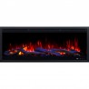 ROYAL 3D 160 cm, Kominek elektryczny ścienny i do zabudowy AFLAMO