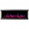 GOLD 74 cm, Kominek elektryczny LED do zabudowy AFLAMO