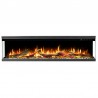 Unique PRO 100 cm, Kominek elektryczny LED do zabudowy AFLAMO