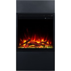 Kominek elektryczny MILOS 3D 60 Czarny + DŹWIĘK - AFLAMO