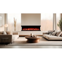 Unique PRO 80 cm, Kominek elektryczny LED do zabudowy AFLAMO