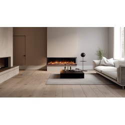 Kominek elektryczny LED ścienny UNIQUE 120cm BEZ GRZANIA  AFLAMO