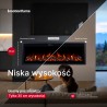 REGAL, Kominek elektryczny LED ścienny i do zabudowy EmotionFlame z Dźwiękiem